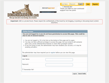 Tablet Screenshot of domainboardroom.com